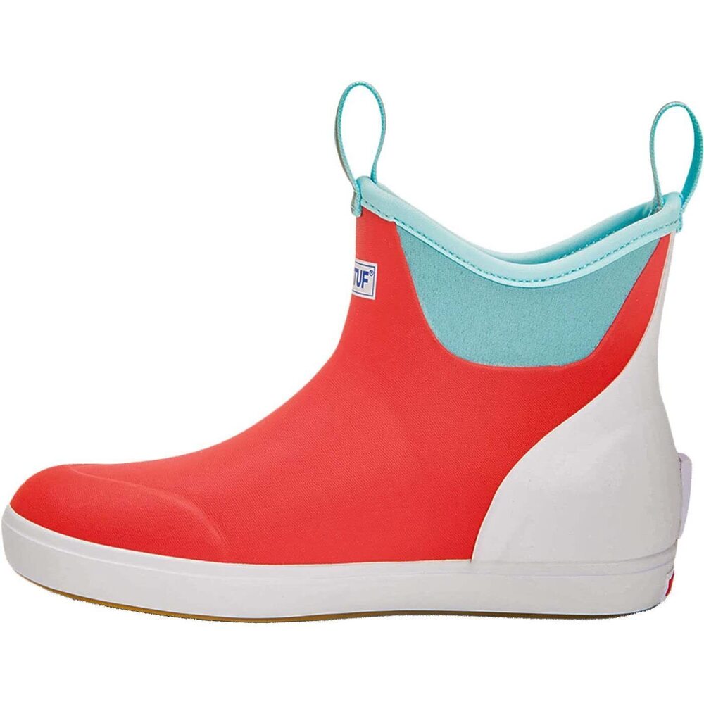 XTRATUF WOMEN'S ANKLE DECK BOOT, ECO CORAL, 7